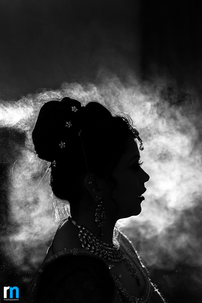 Black&white Indian wedding photography