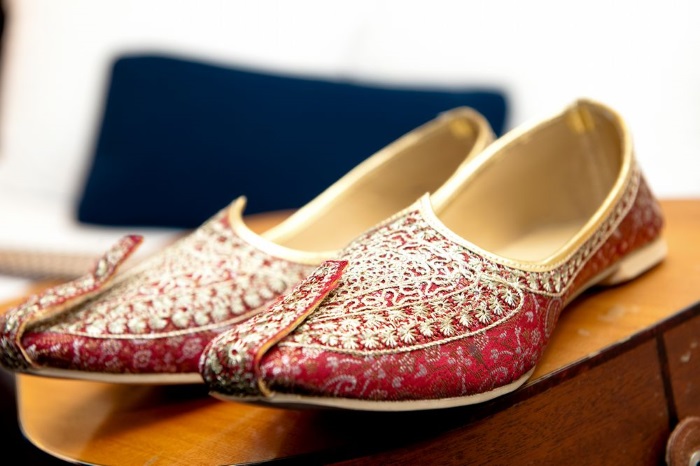 Indian groom footwear