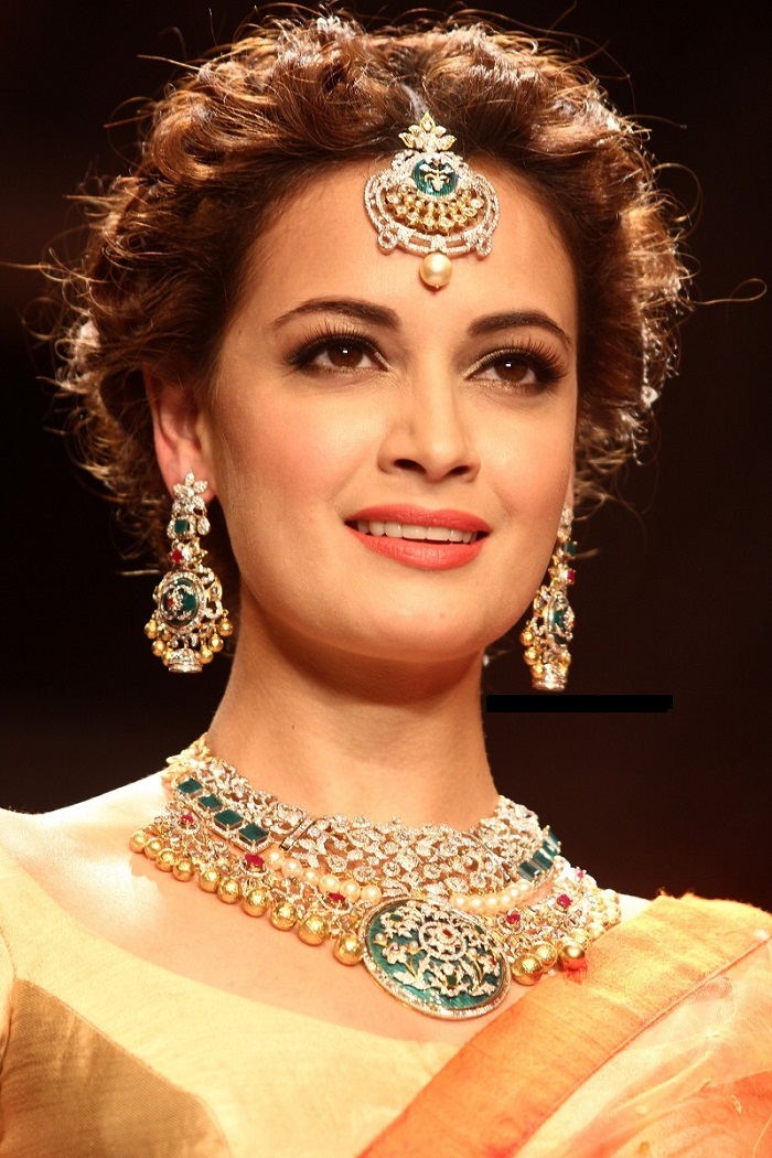 Dia Mirza at the Indian International Jewellery week 2014