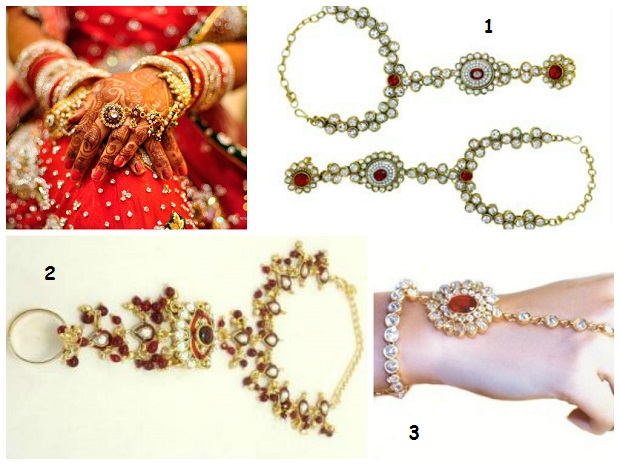 hand jewelry-Indian bridal jewelry styles