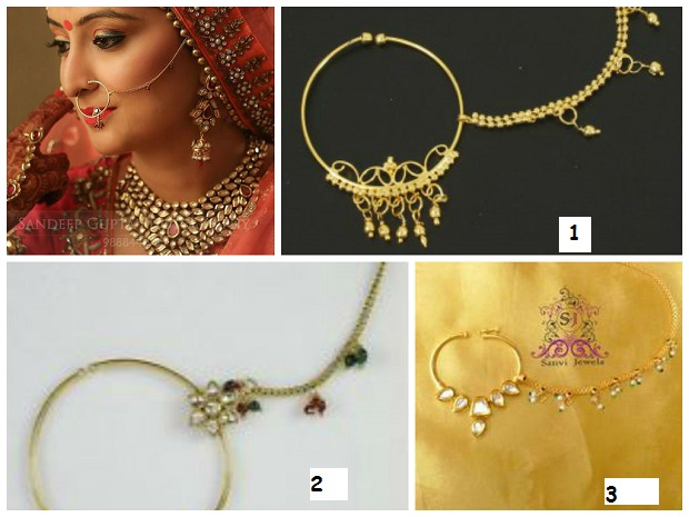 nose rings-Indian bridal Jewelry styles