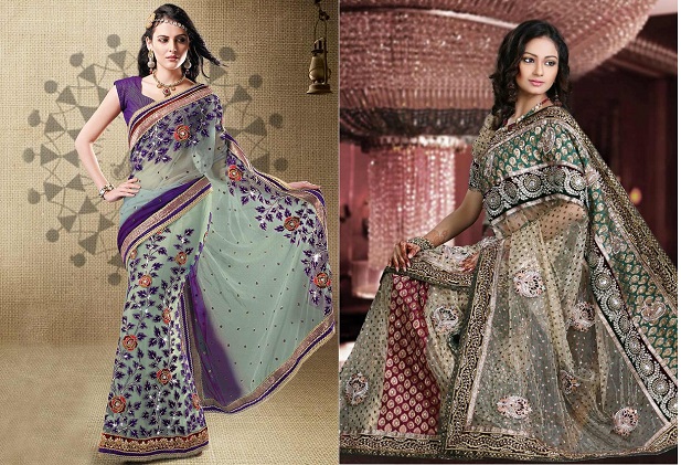 Desert sage indian wedding sari colour from pantone