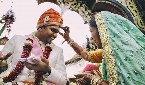 Baraat real Indian wedding in Daman by Confetti Films