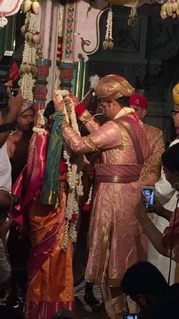 Mysore palace royal wedding as Yaduveer Chamraja and Trishika Kumari tie the knot