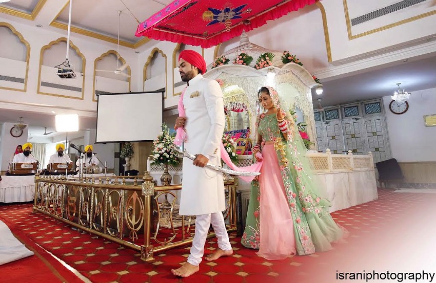 Celebrity wedding in India-Mayank Gandhi and Hunar Hale