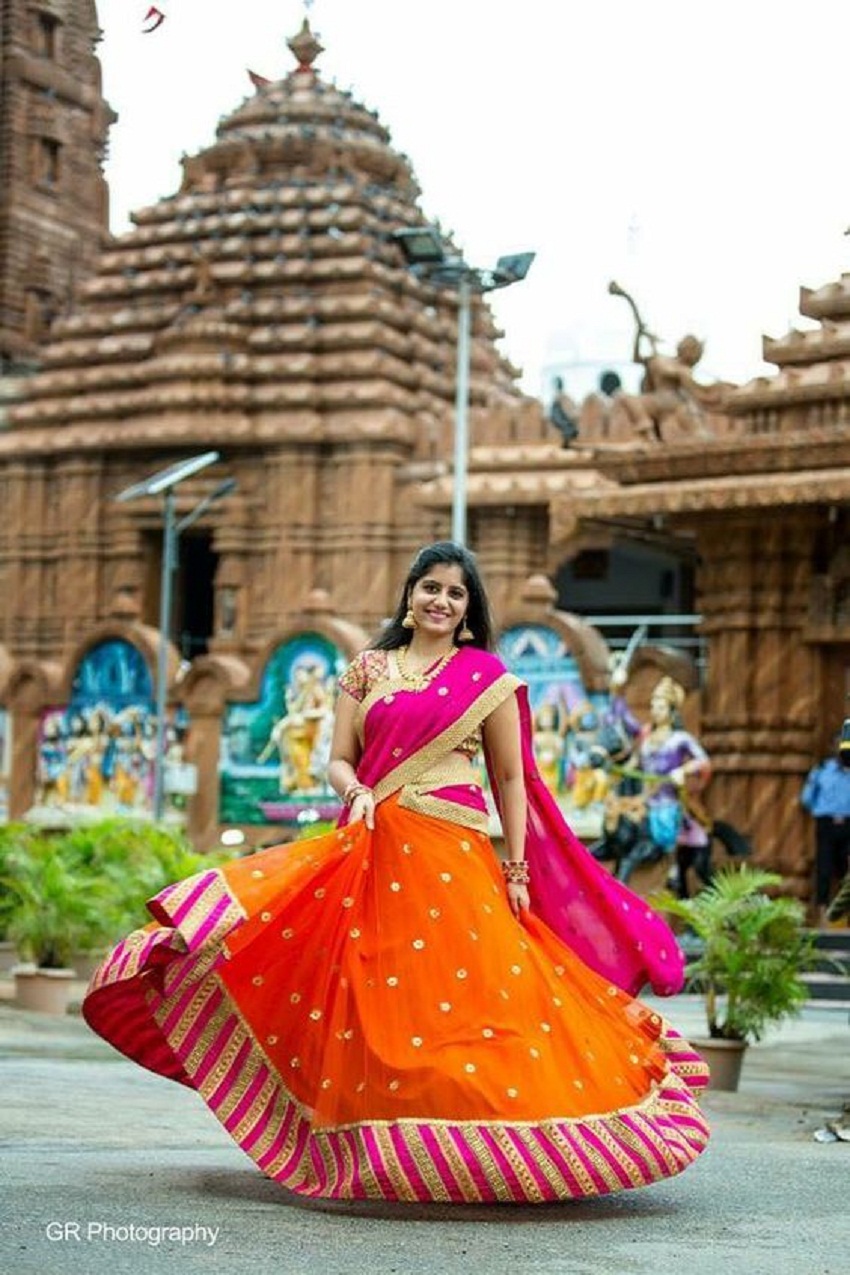 bridal hybrid sari