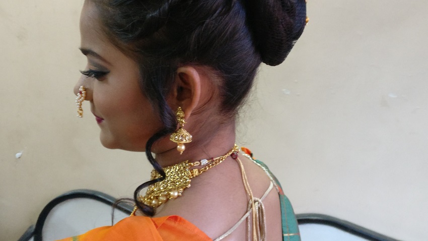 step by step marathi bridal look