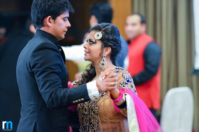 Indian wedding couple-first dance