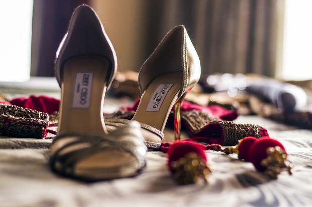 JimmyChoo shoes for Indian bride