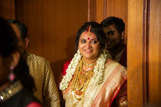 Kerala real wedding Keralite bridal makeup