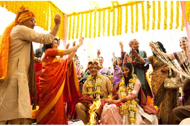 small indian wedding