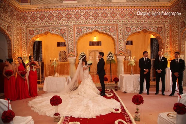 Australian couple's delightful real wedding ceremony in India-Jaipur