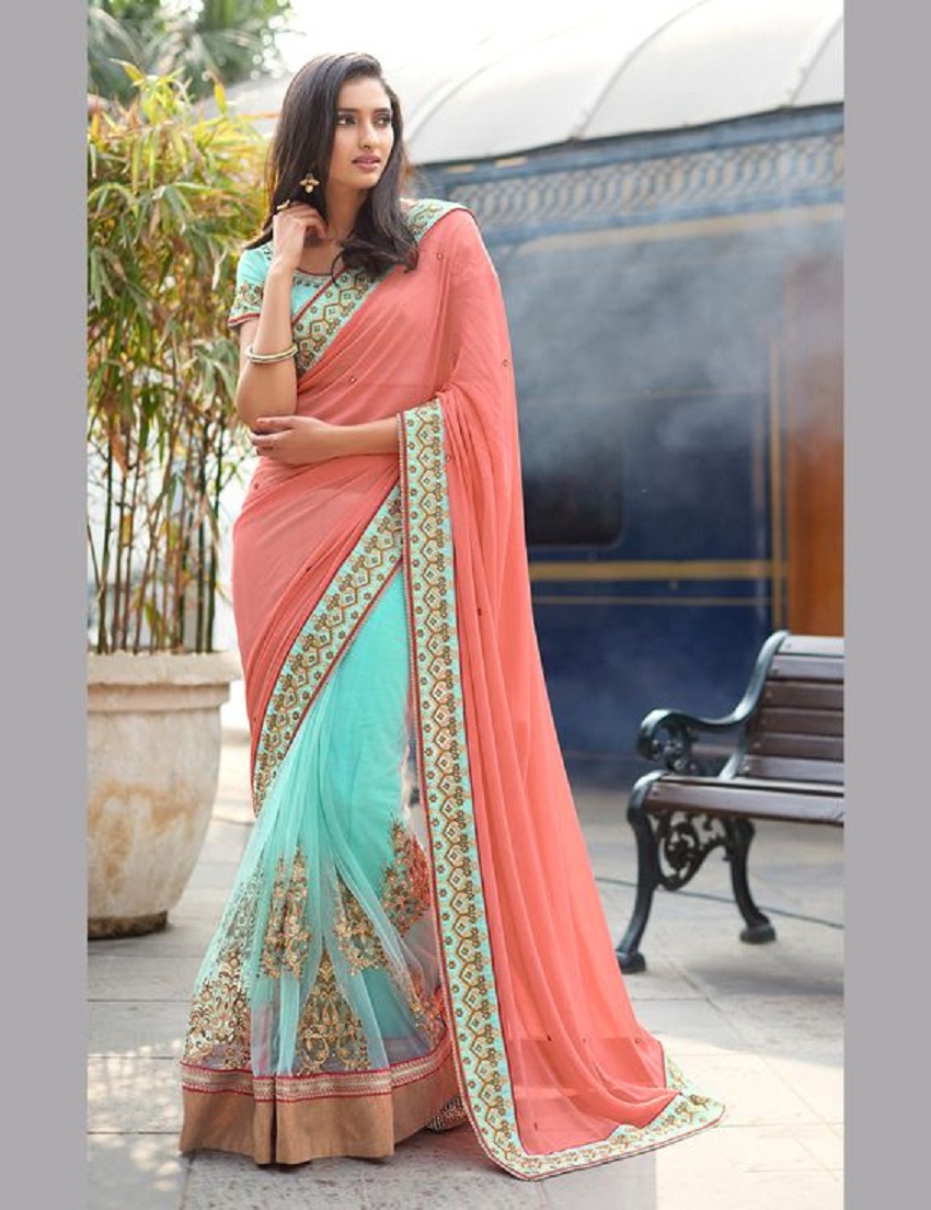 Unique Hybrid Designs For The Modern Bridal Sari – India&#39;s Wedding Blog