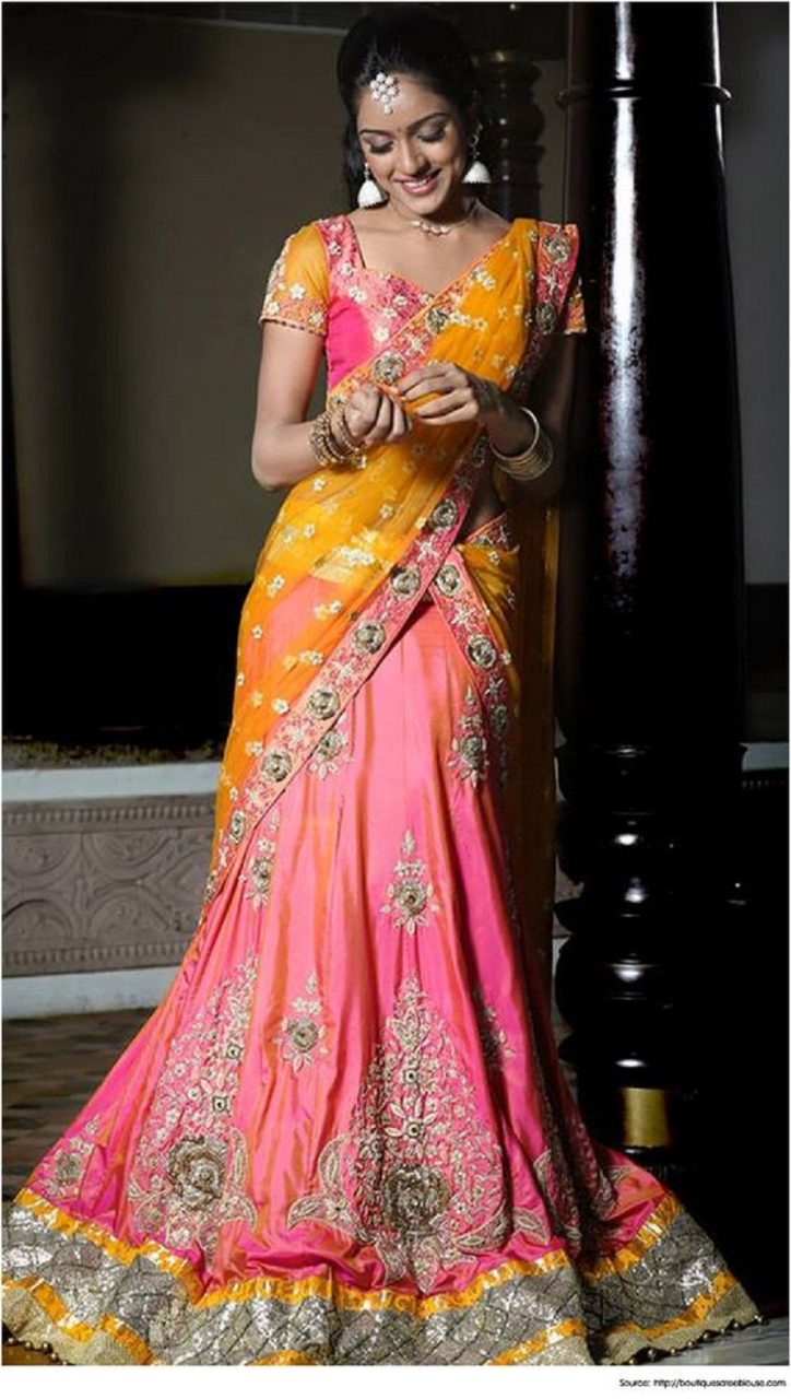 Unique Hybrid Designs For The Modern Bridal Sari India's