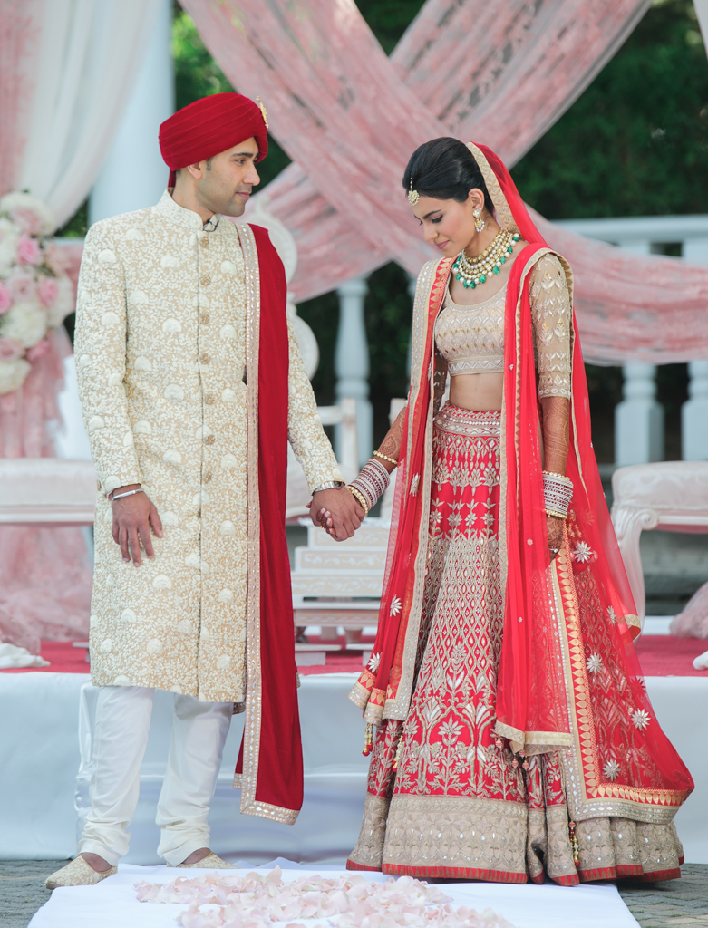Indian real wedding-Anita Dongre wedding lehenga
