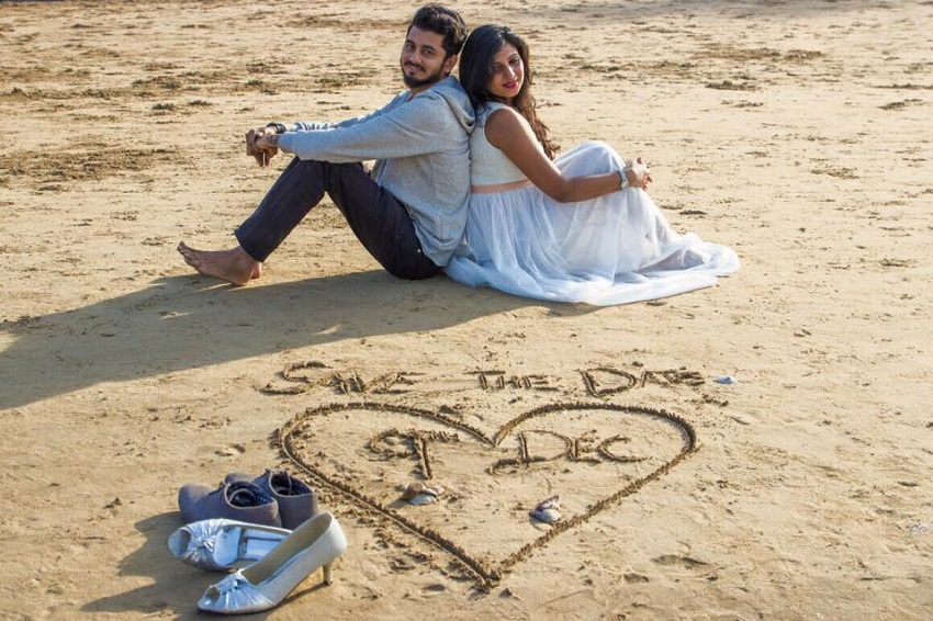 prewedding shoot at Gorai Beach by Naresh Das Photography