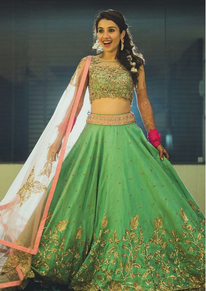 pantone colour of the year 2017 in Indian lehengas