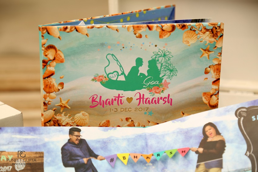 Bharti Singh Haarsh Limbachiya wedding invitations