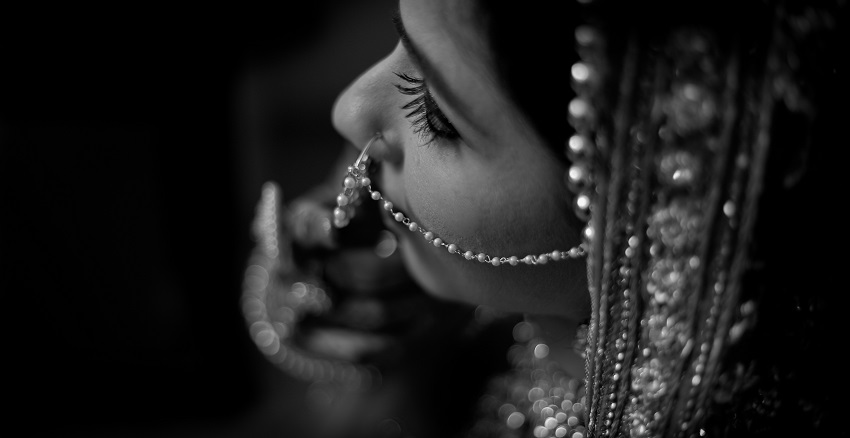 makeup and bridal style of real bride -Pratik Photoworks real wedding in Jaisalmer